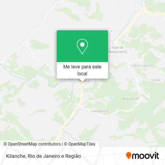 Kilanche mapa