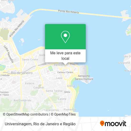 Universinagem mapa
