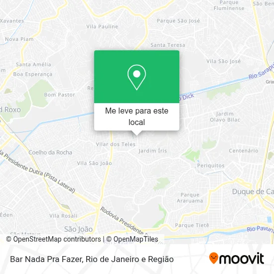 Bar Nada Pra Fazer mapa