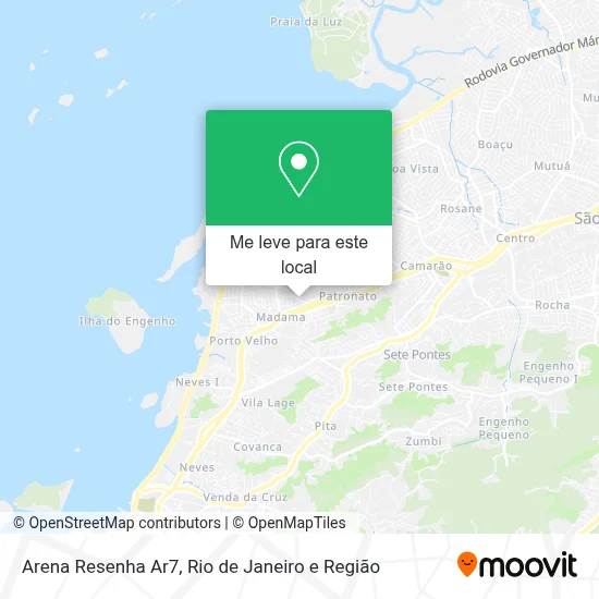 Arena Resenha Ar7 mapa