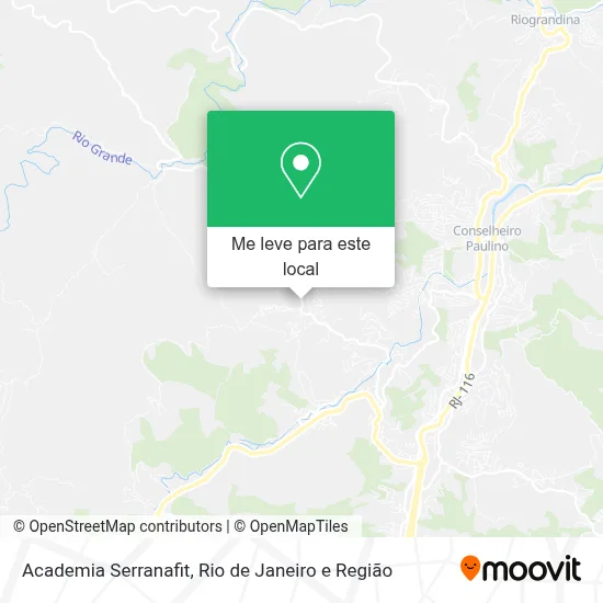 Academia Serranafit mapa