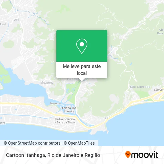 Cartoon Itanhaga mapa