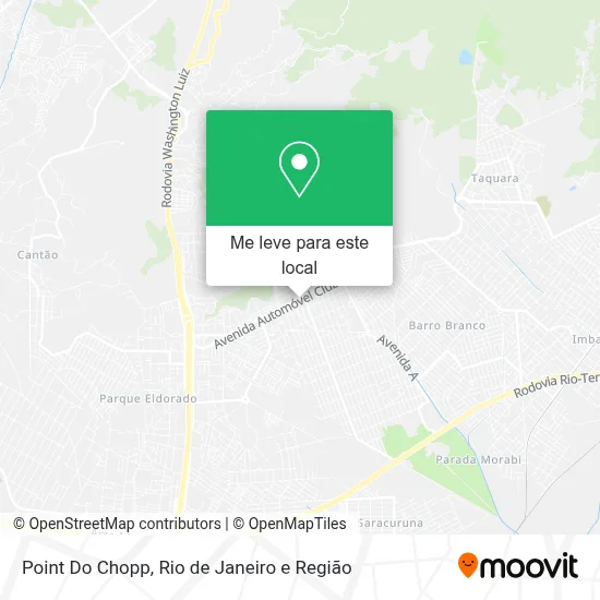 Point Do Chopp mapa