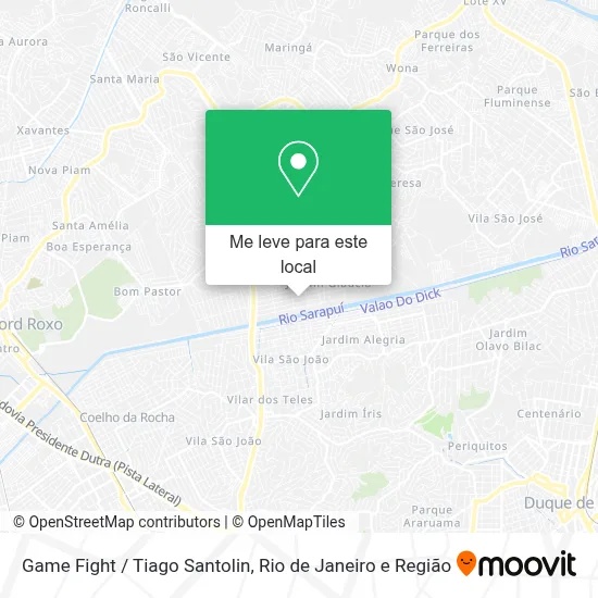 Game Fight / Tiago Santolin mapa