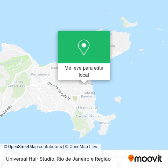Universal Hair Studio mapa