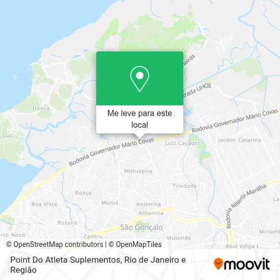 Point Do Atleta Suplementos mapa