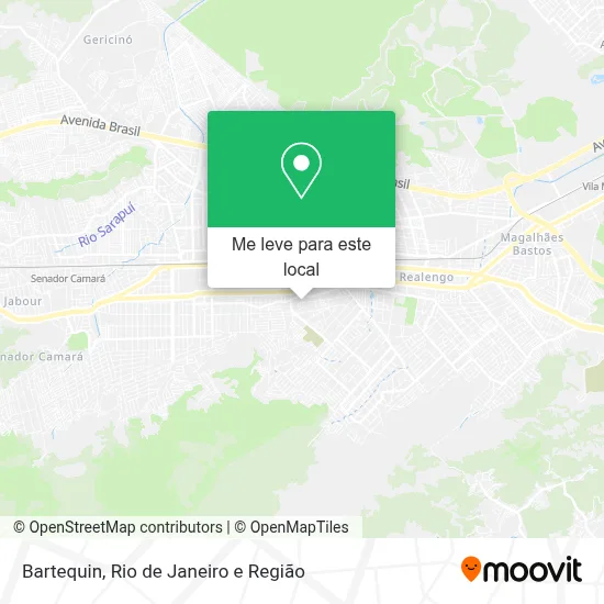 Bartequin mapa