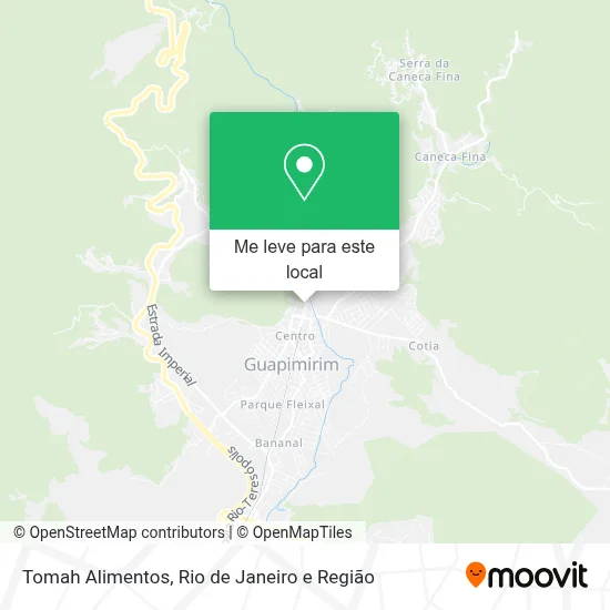 Tomah Alimentos mapa