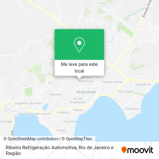 Ribeiro Refrigeração Automotiva mapa