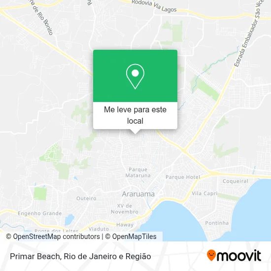 Primar Beach mapa