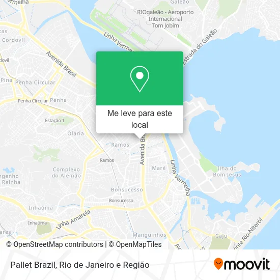 Pallet Brazil mapa