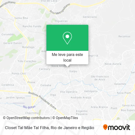 Closet Tal Mãe Tal Filha mapa