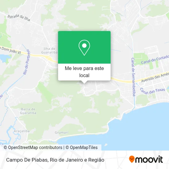 Campo De Piabas mapa