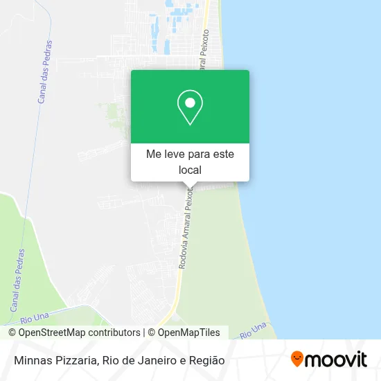 Minnas Pizzaria mapa