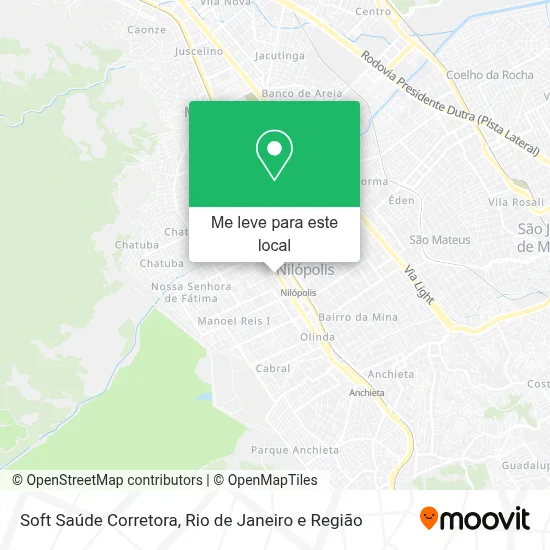 Soft Saúde Corretora mapa