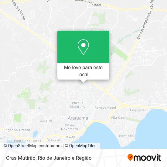 Cras Mutirão mapa