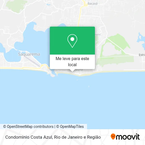 Condominio Costa Azul mapa