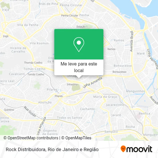 Rock Distribuidora mapa