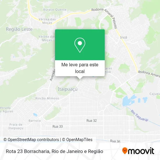 Rota 23 Borracharia mapa