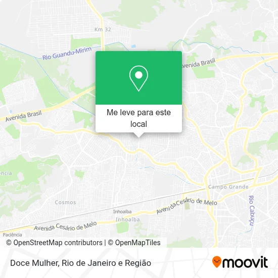 Doce Mulher mapa
