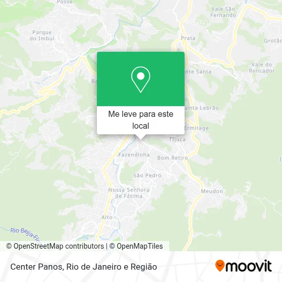 Center Panos mapa
