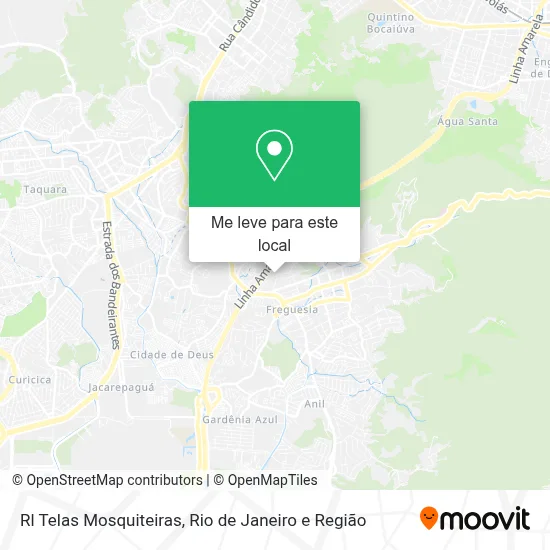 Rl Telas Mosquiteiras mapa