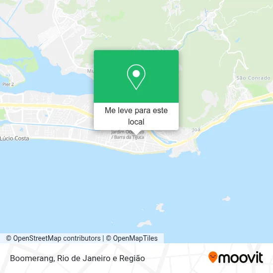 Boomerang mapa