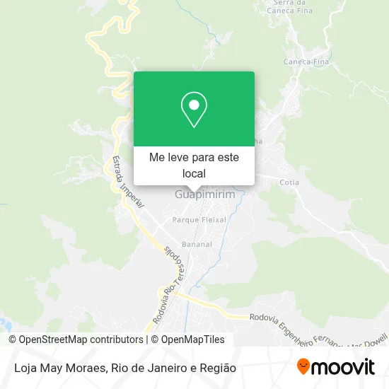 Loja May Moraes mapa