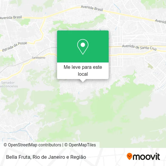 Bella Fruta mapa