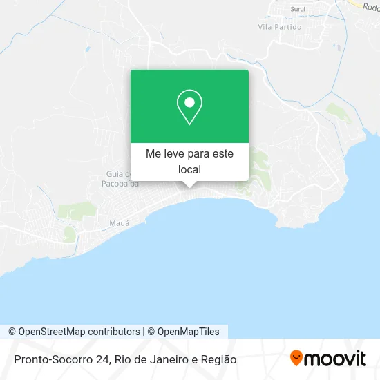 Pronto-Socorro 24 mapa