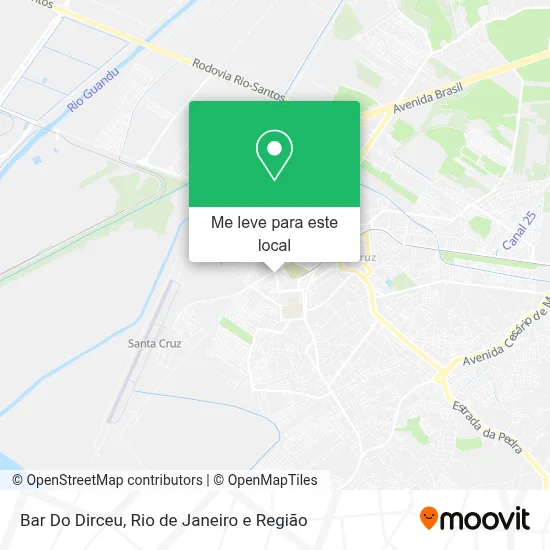 Bar Do Dirceu mapa