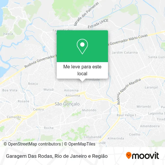 Garagem Das Rodas mapa