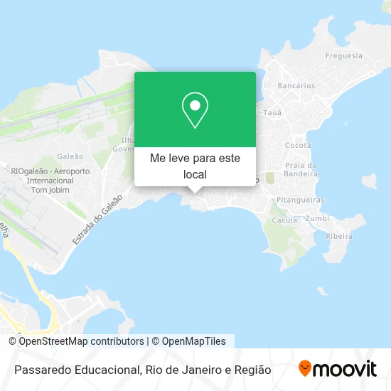 Passaredo Educacional mapa