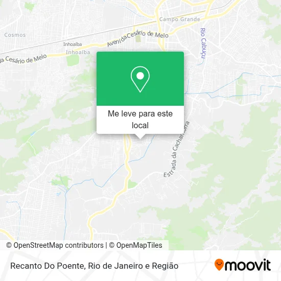 Recanto Do Poente mapa