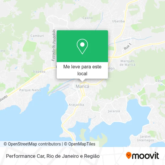 Performance Car mapa