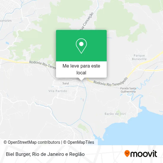Biel Burger mapa