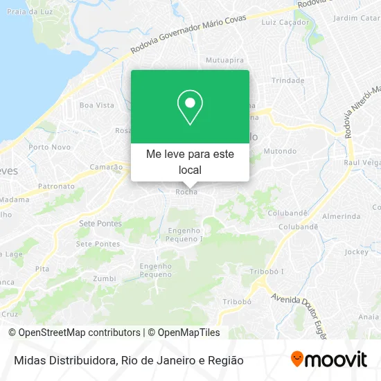 Midas Distribuidora mapa