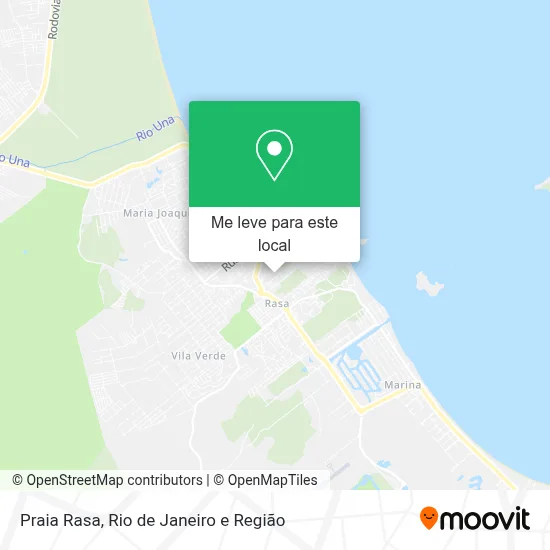 Praia Rasa mapa