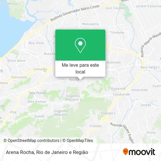 Arena Rocha mapa