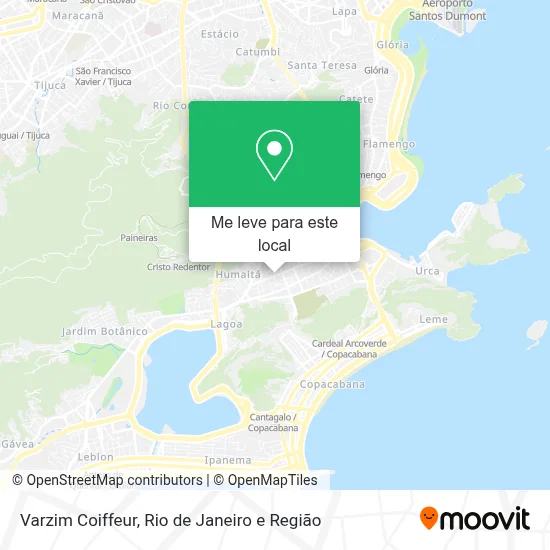 Varzim Coiffeur mapa