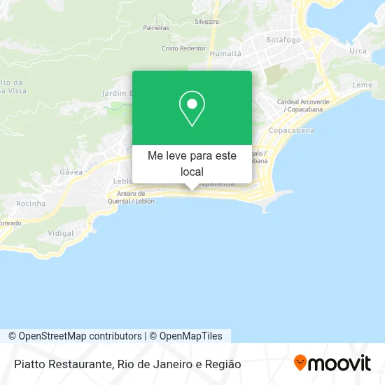 Piatto Restaurante mapa
