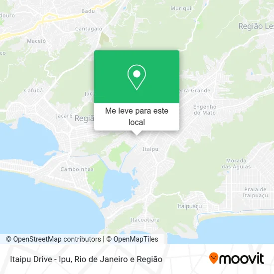 Itaipu Drive - Ipu mapa