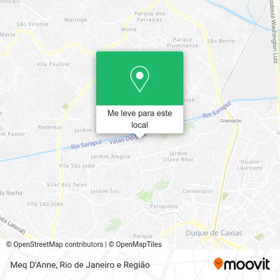 Meq D'Anne mapa