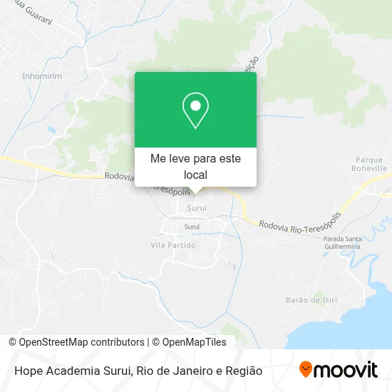 Hope Academia Surui mapa