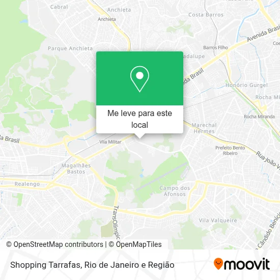 Shopping Tarrafas mapa