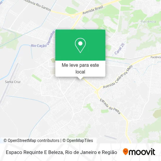 Espaco Requinte E Beleza mapa