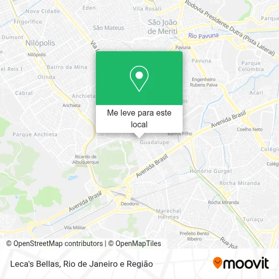 Leca's Bellas mapa