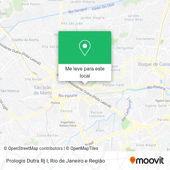 Prologis Dutra Rj I mapa