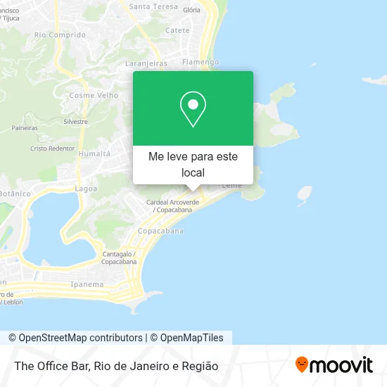 The Office Bar mapa
