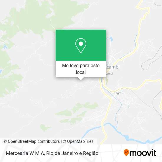 Mercearia W M A mapa